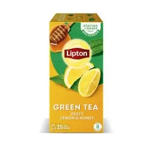 lipton lemon & honey green tea