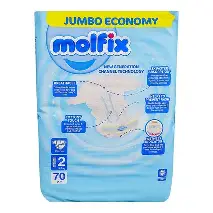 molfix diappers no 70 pcs