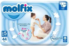 molfix diappers no 5 44 pcs